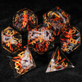 IceForge Dice Canada - Molten Fury - Sharp Edge Dice Set