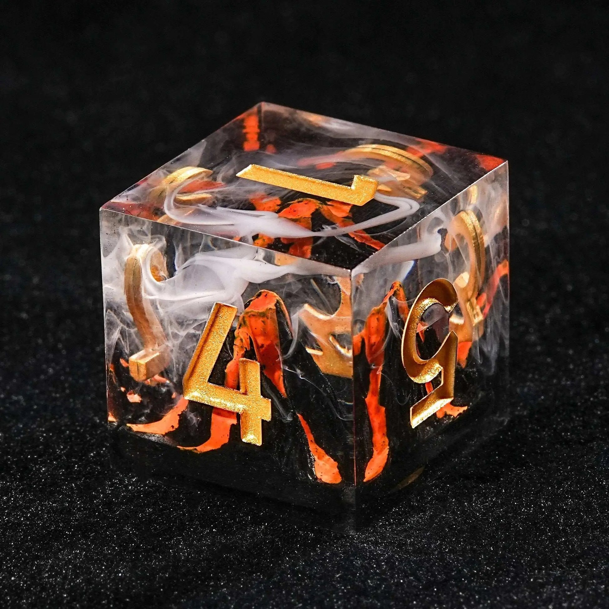 IceForge Dice Canada - Molten Fury Sharp Edge Dice Set