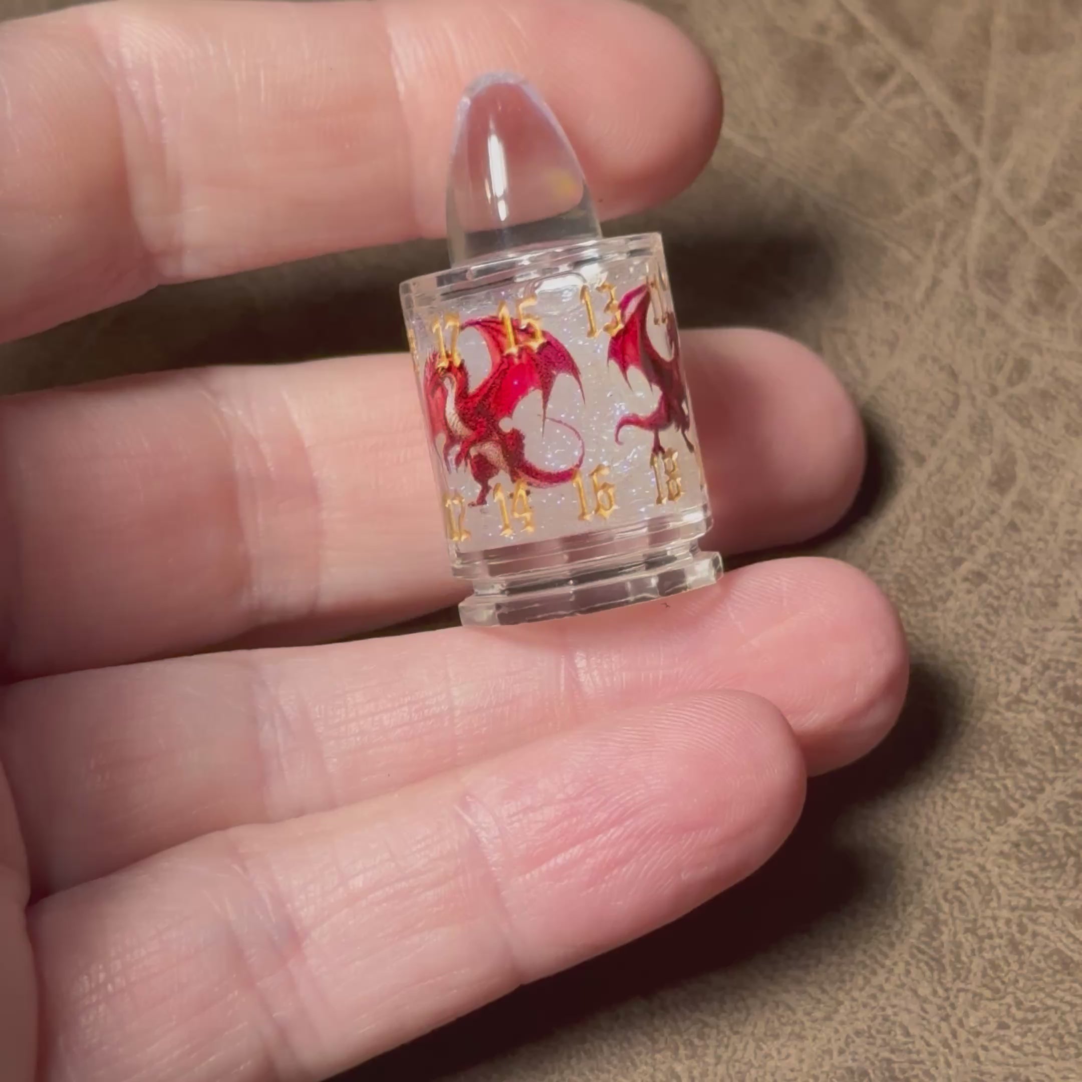 Northbound Wyrm - Arcane Bullet Liquid Core Dice Set