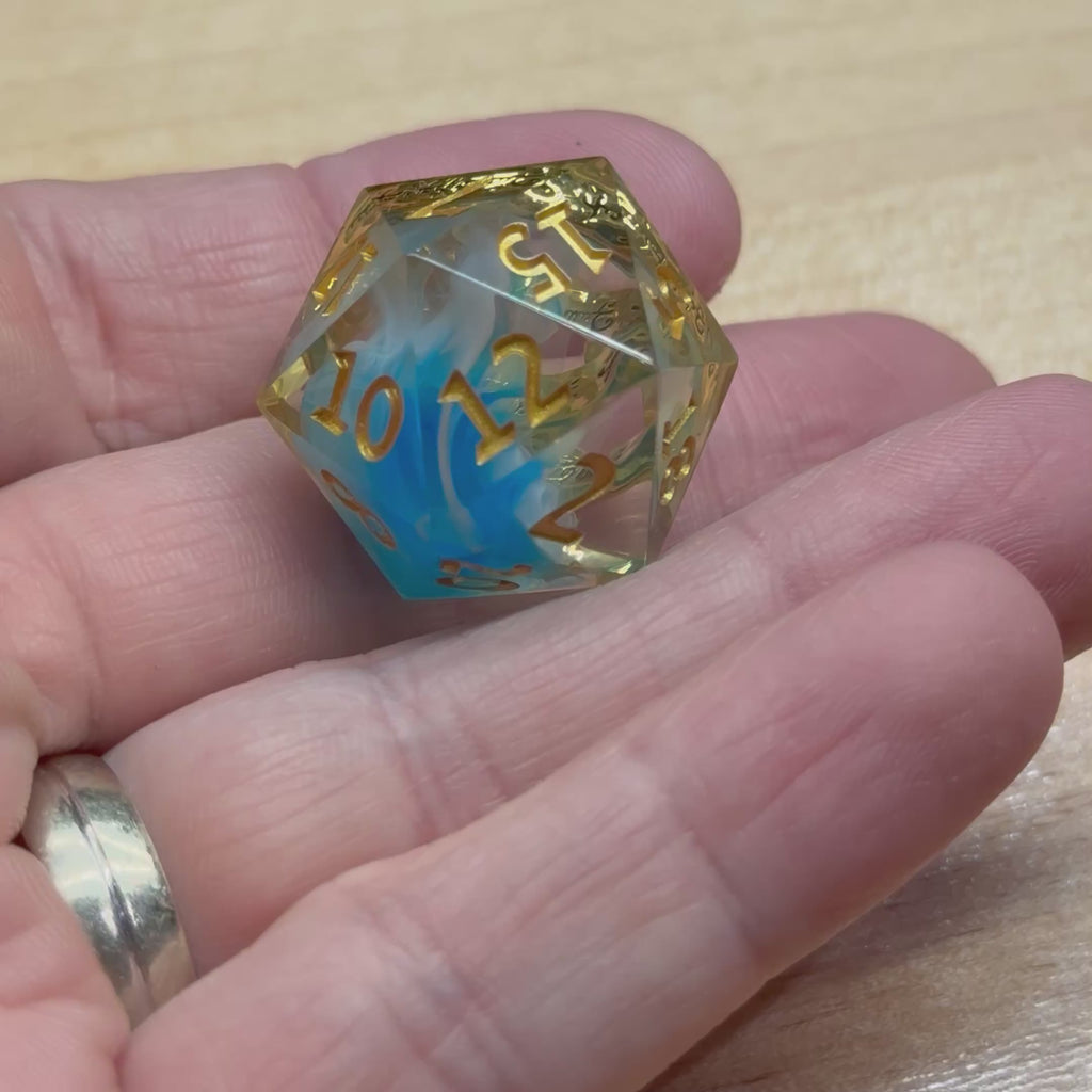 Ring of Tidal Sigil – Floating Ring Dice Set