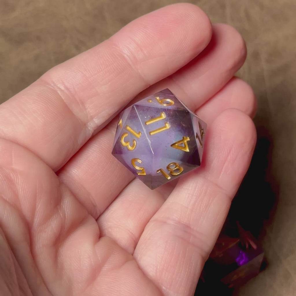 Twilight Nebula – Liquid Core Dice Set
