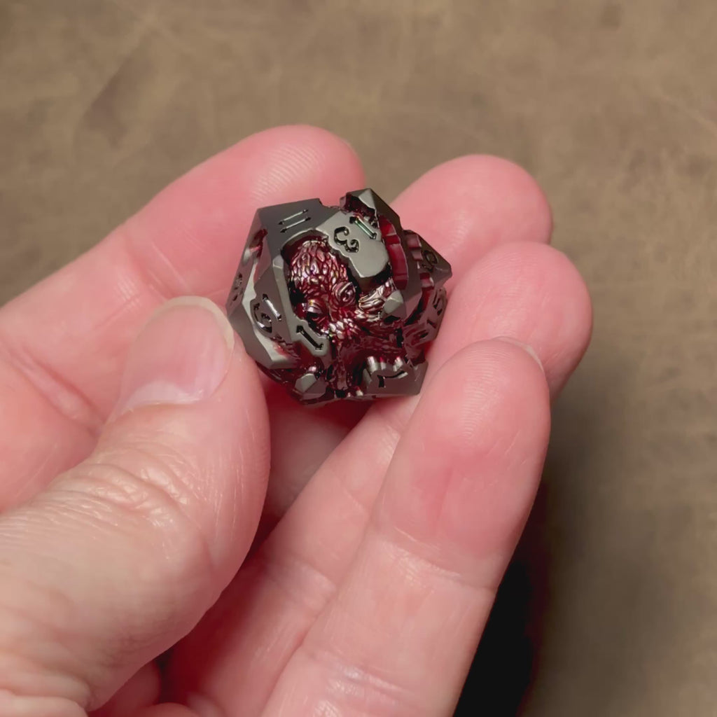 Blood Moon – Metal Dice Set
