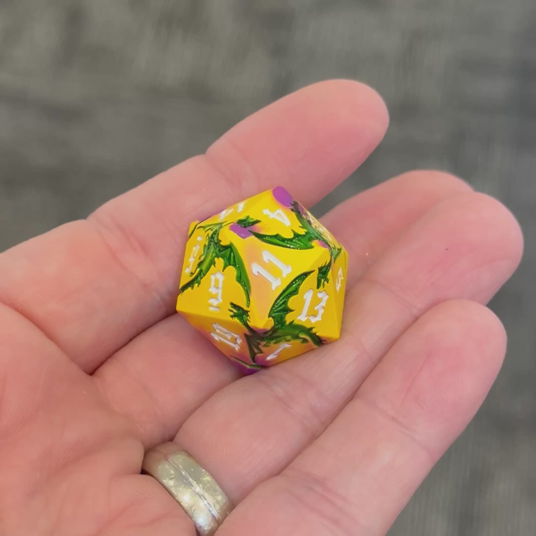 Blazewing Drakon – Jeu de dés en métal