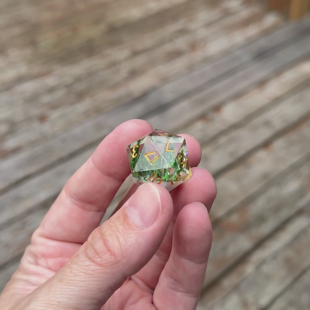 Verdant Spire – Elemental Core Dice Set