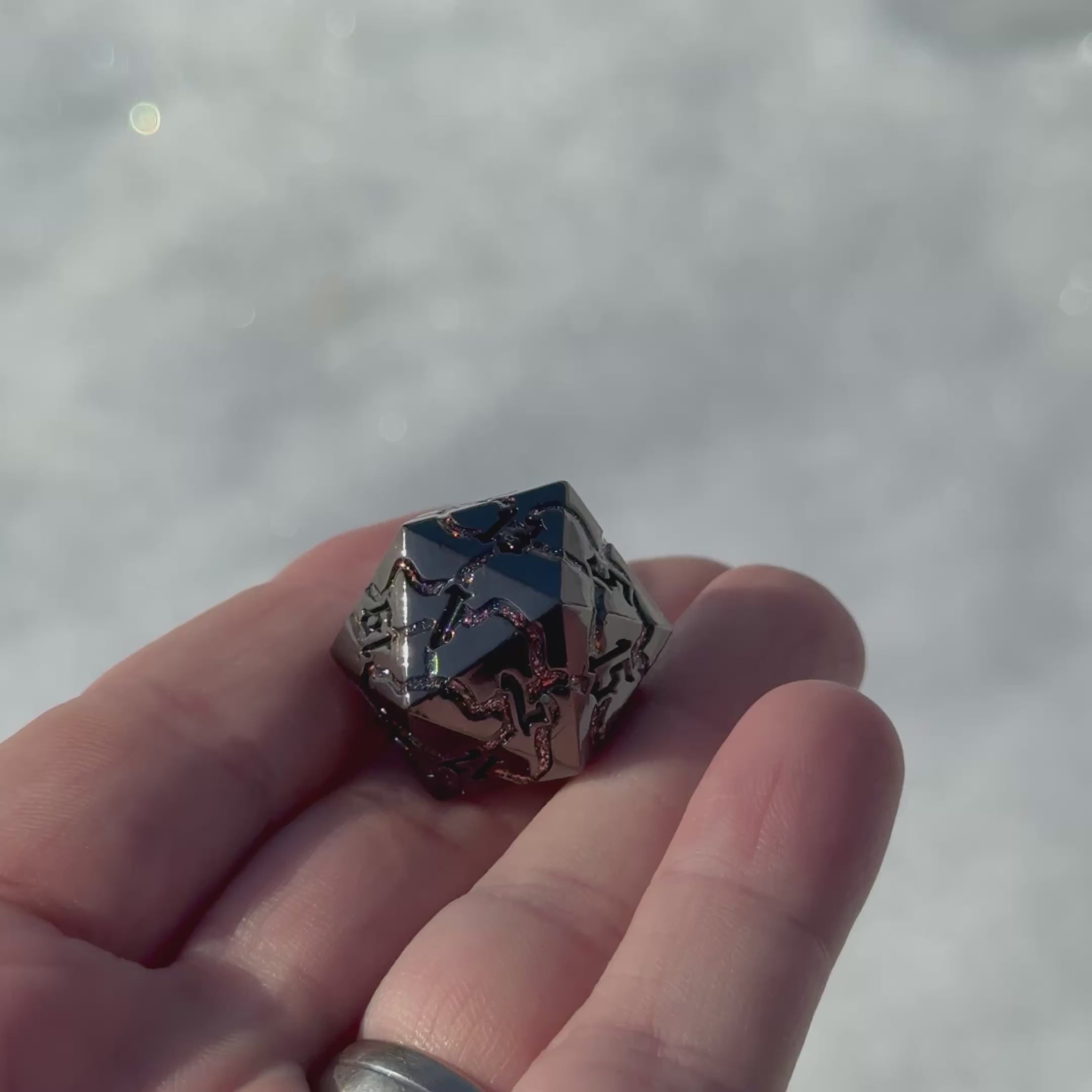 Fractureforge – Ashline – Metal Dice Set