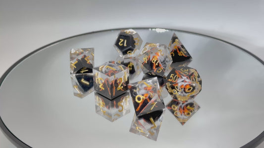 Molten Fury Sharp Edge Dice Set