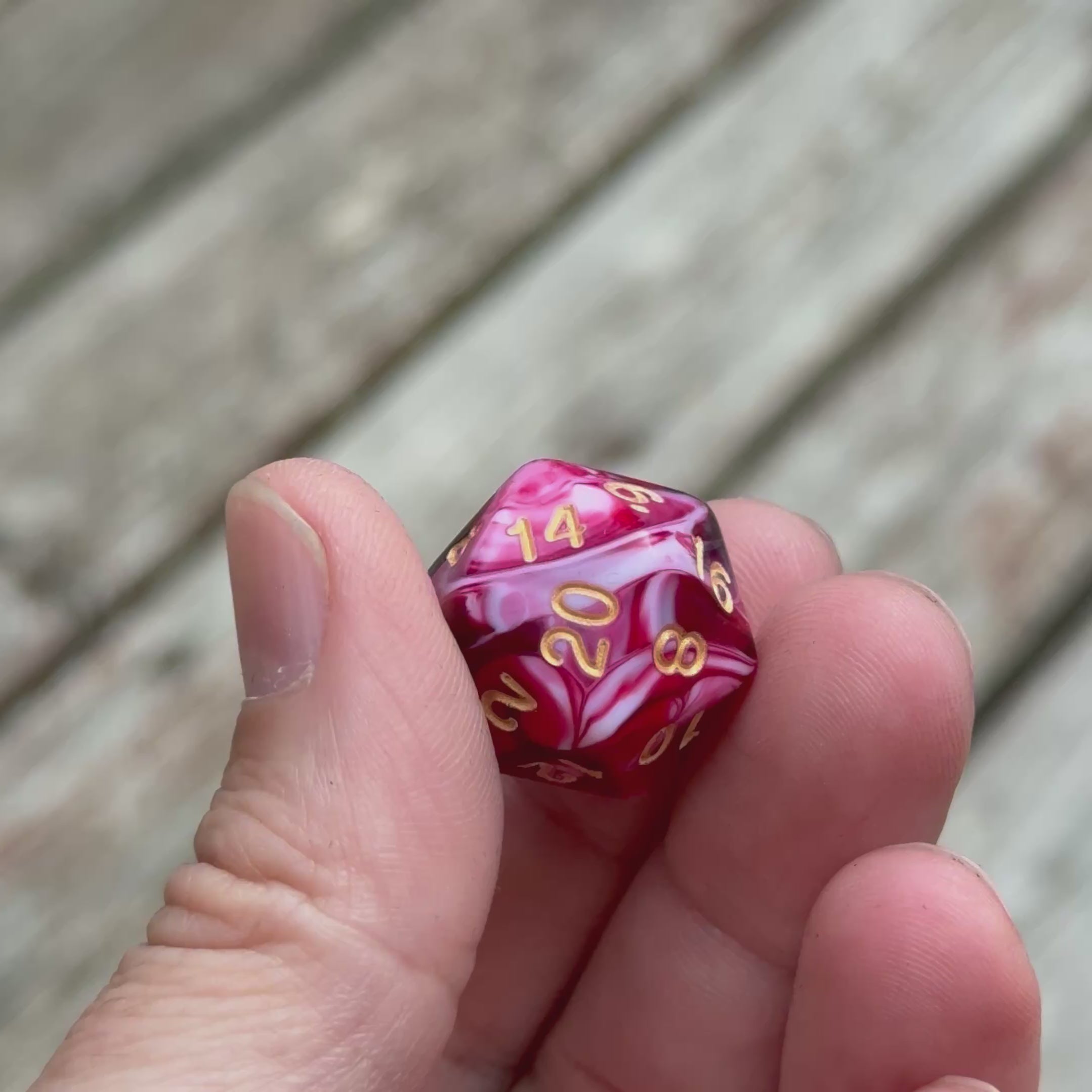 Crimson Mirage Dice Set