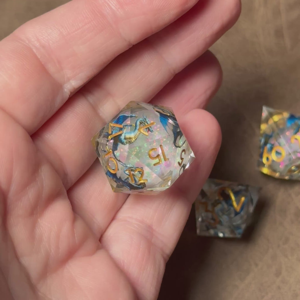 Abyssal Ink – Liquid Core Dice Set