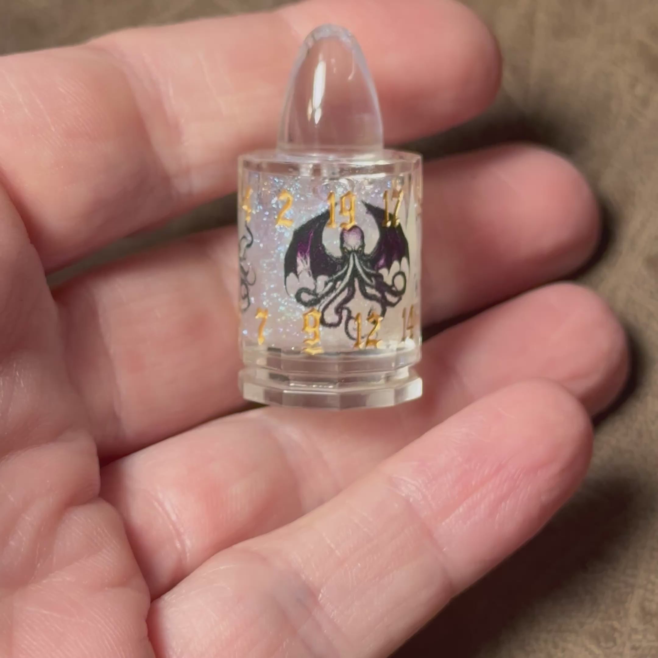 Cthulhu Depths - Arcane Bullet Liquid Core Dice Set