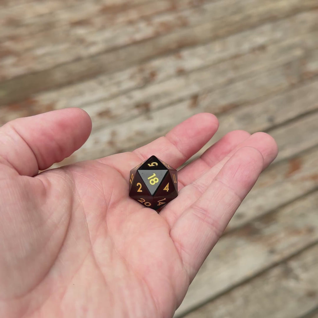 Shattered Veil – Obsidian Dice Set