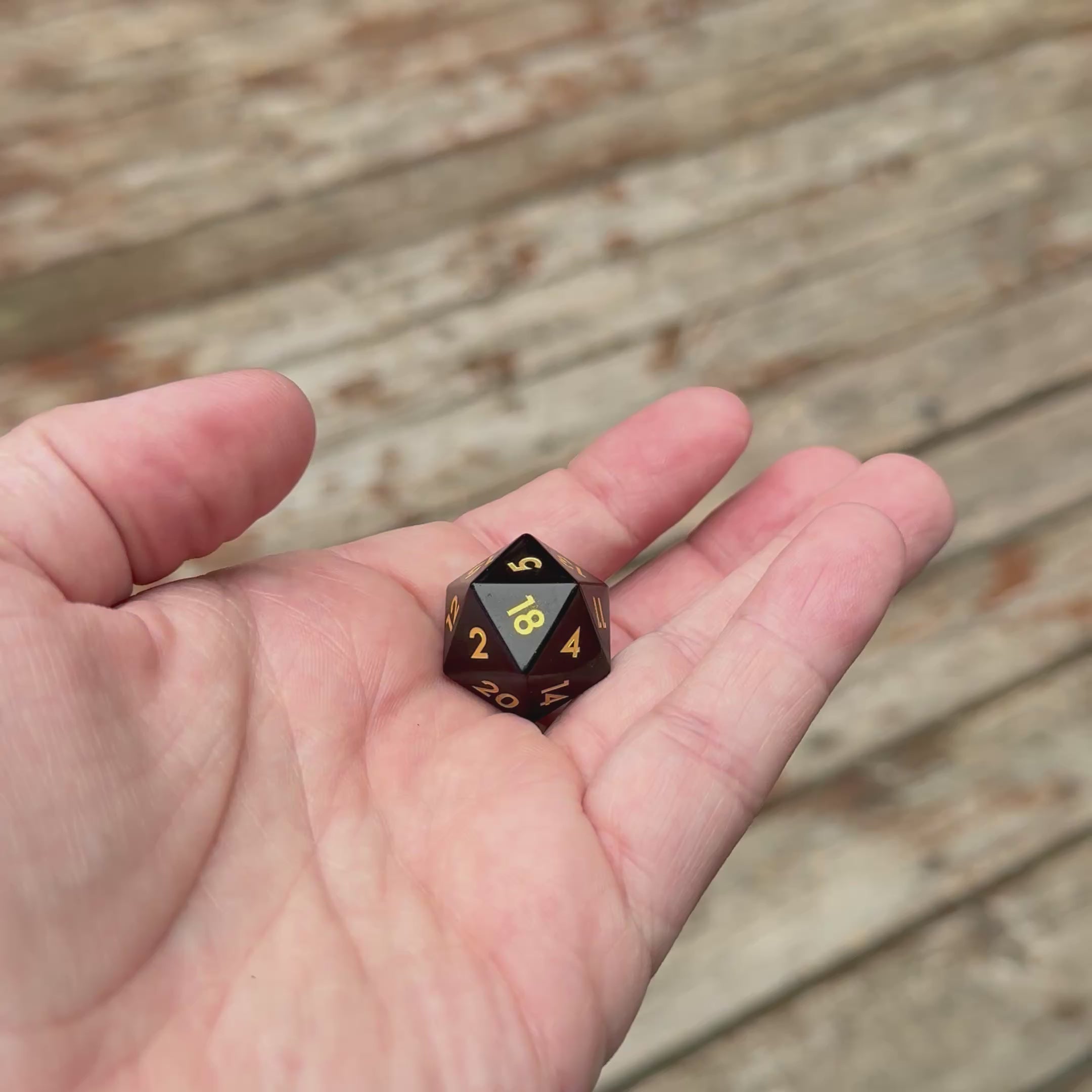 Shattered Veil – Obsidian Dice Set