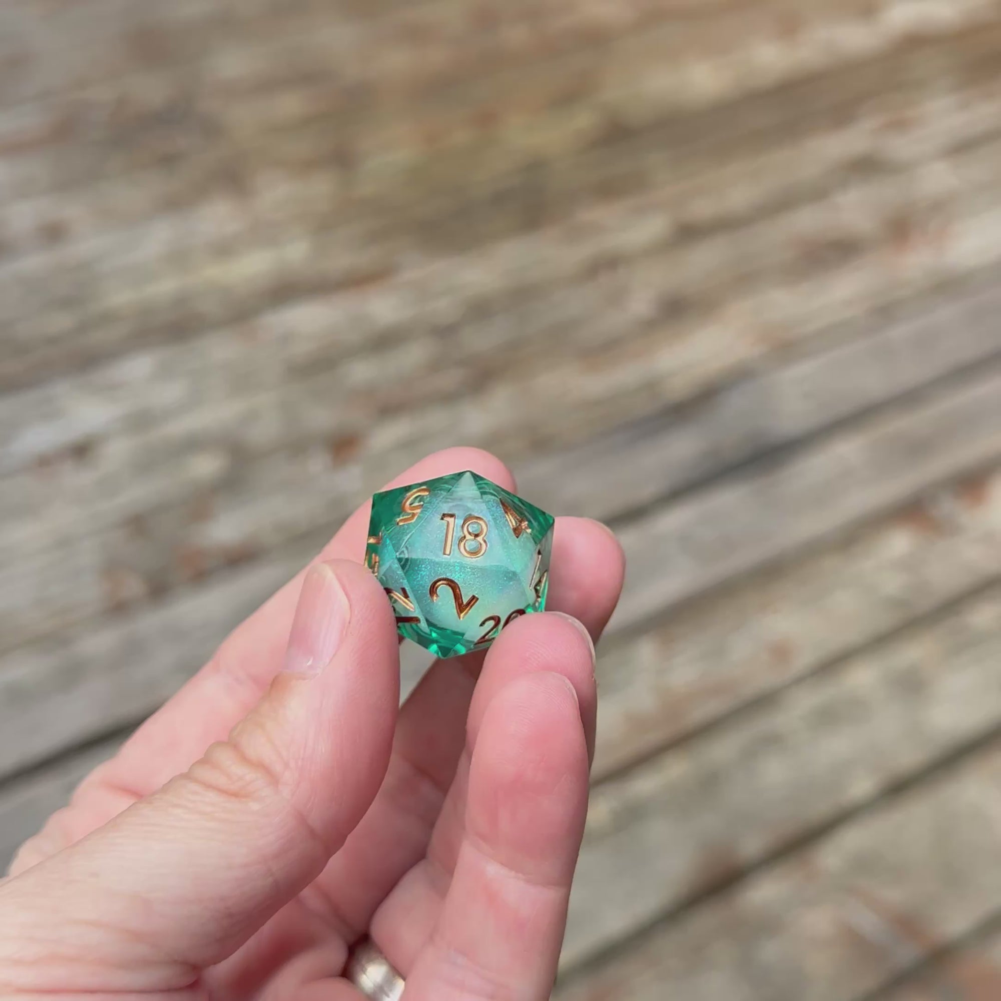 Tideglass – Liquid Core Dice Set