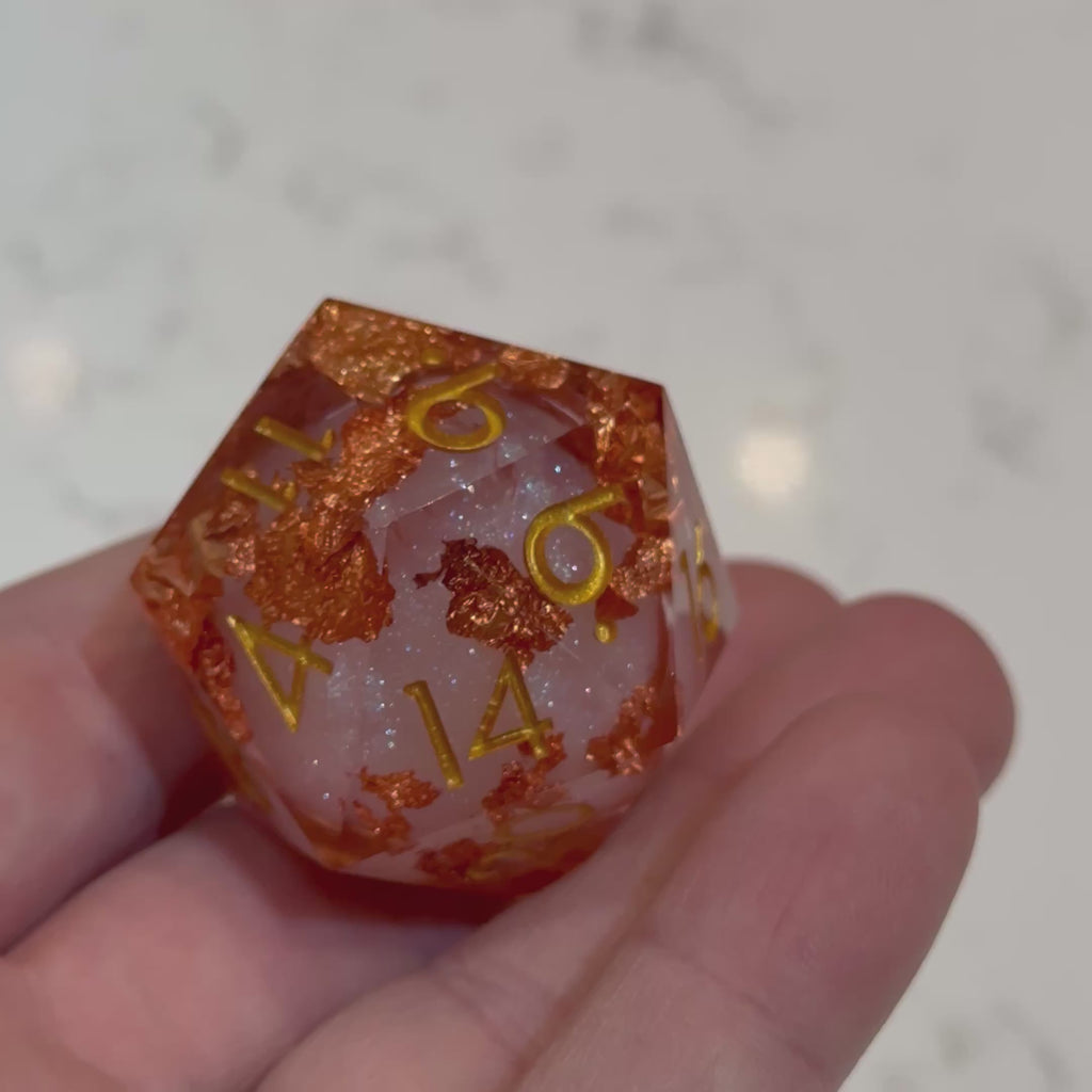 Sunmelt Reliquary – Jumbo D20 (33mm)