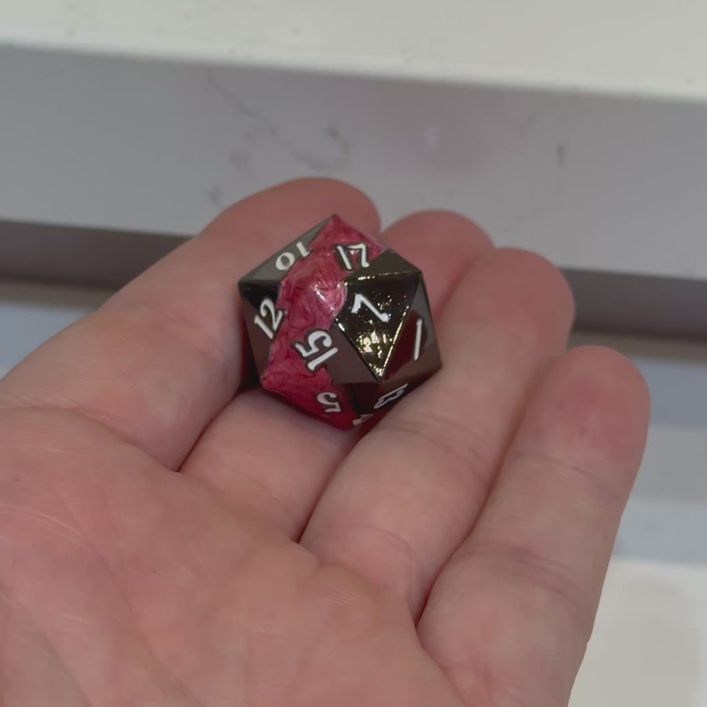 Riftvein – Crimson Tear – Metal Dice Set