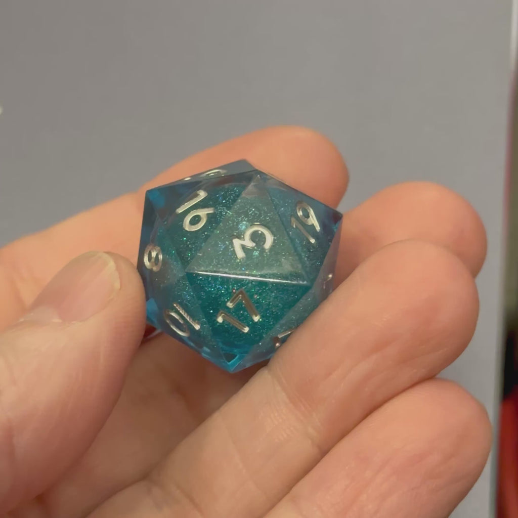 Glacier Tide – Jeu de dés à noyau liquide