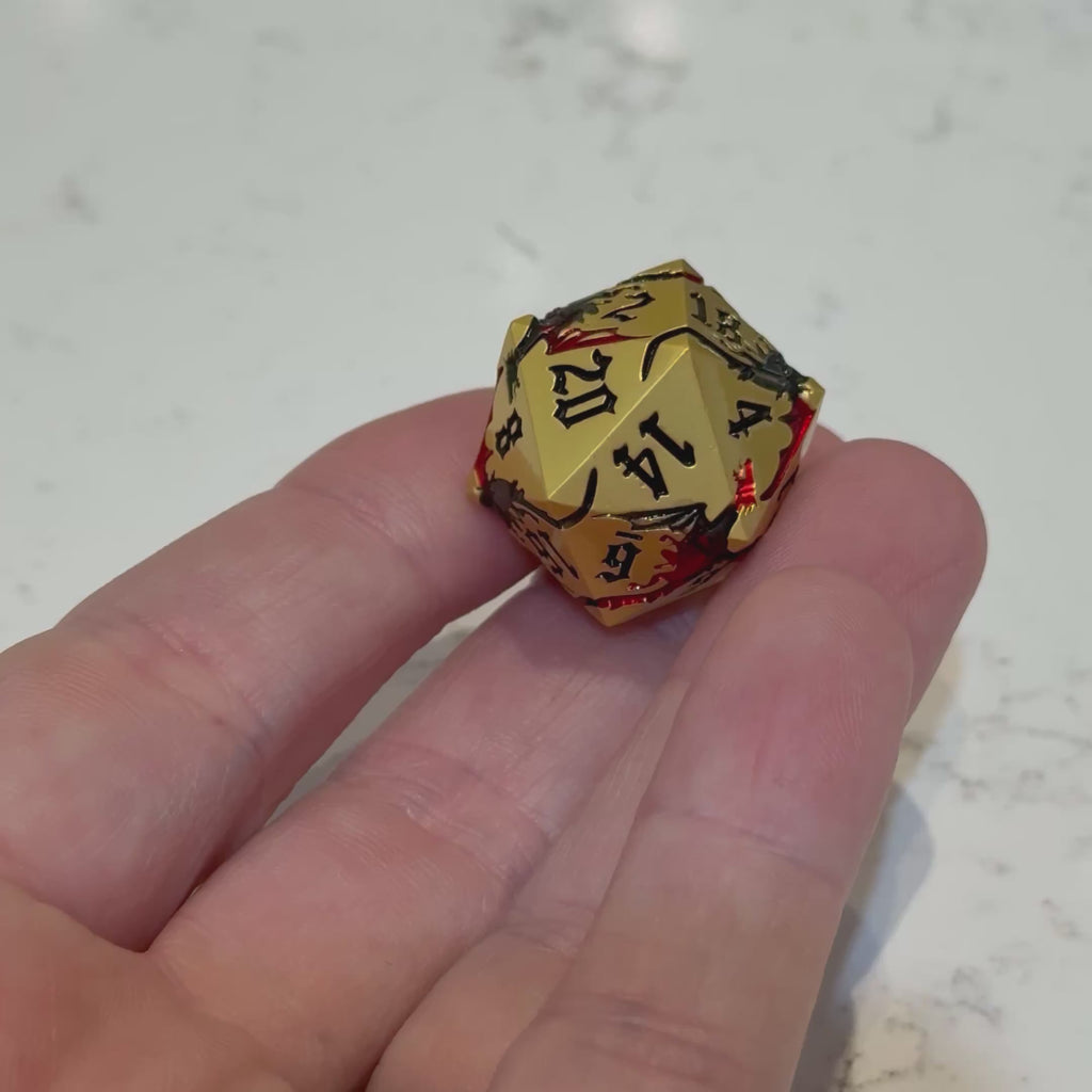 Embercrest Heraldry – Jeu de dés en métal