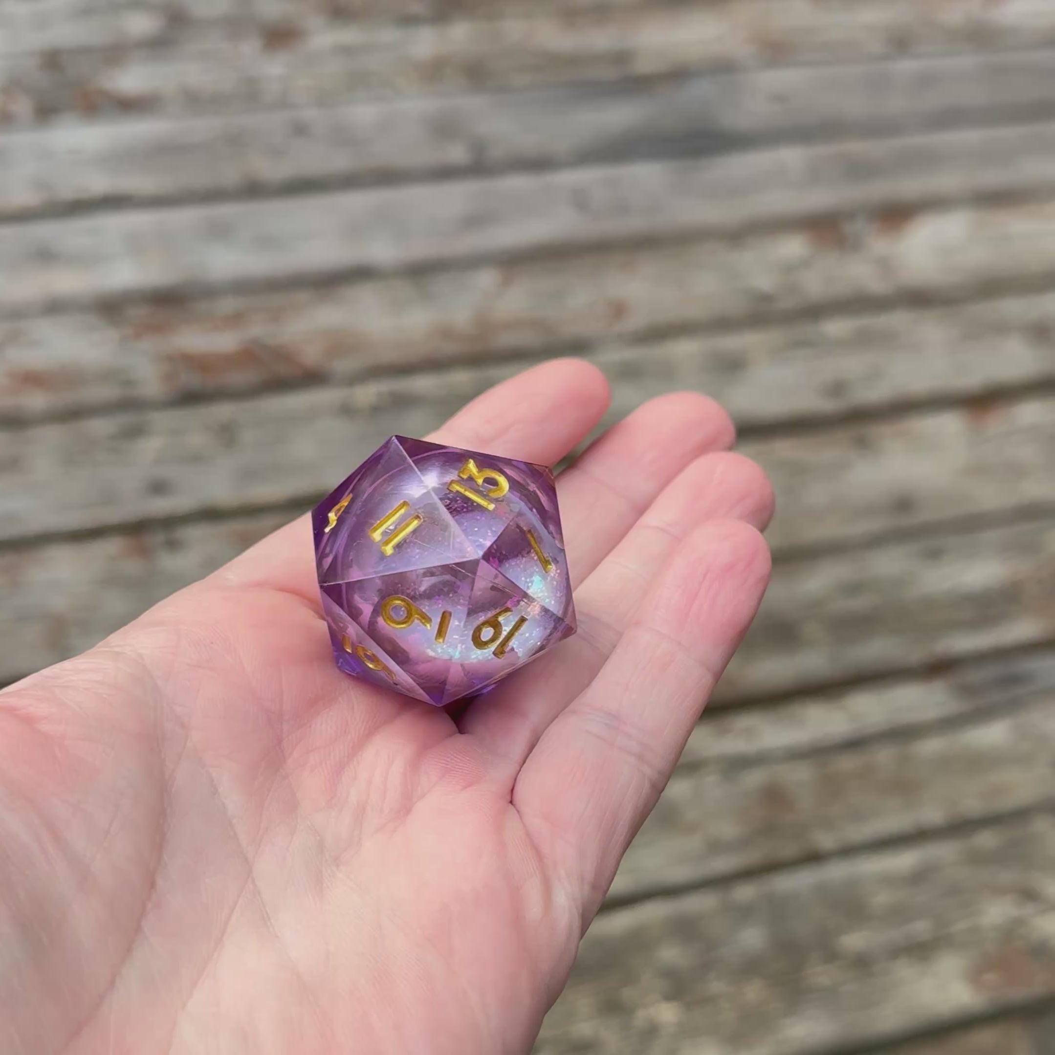 Arcane Bloom Jumbo D20 (33mm)