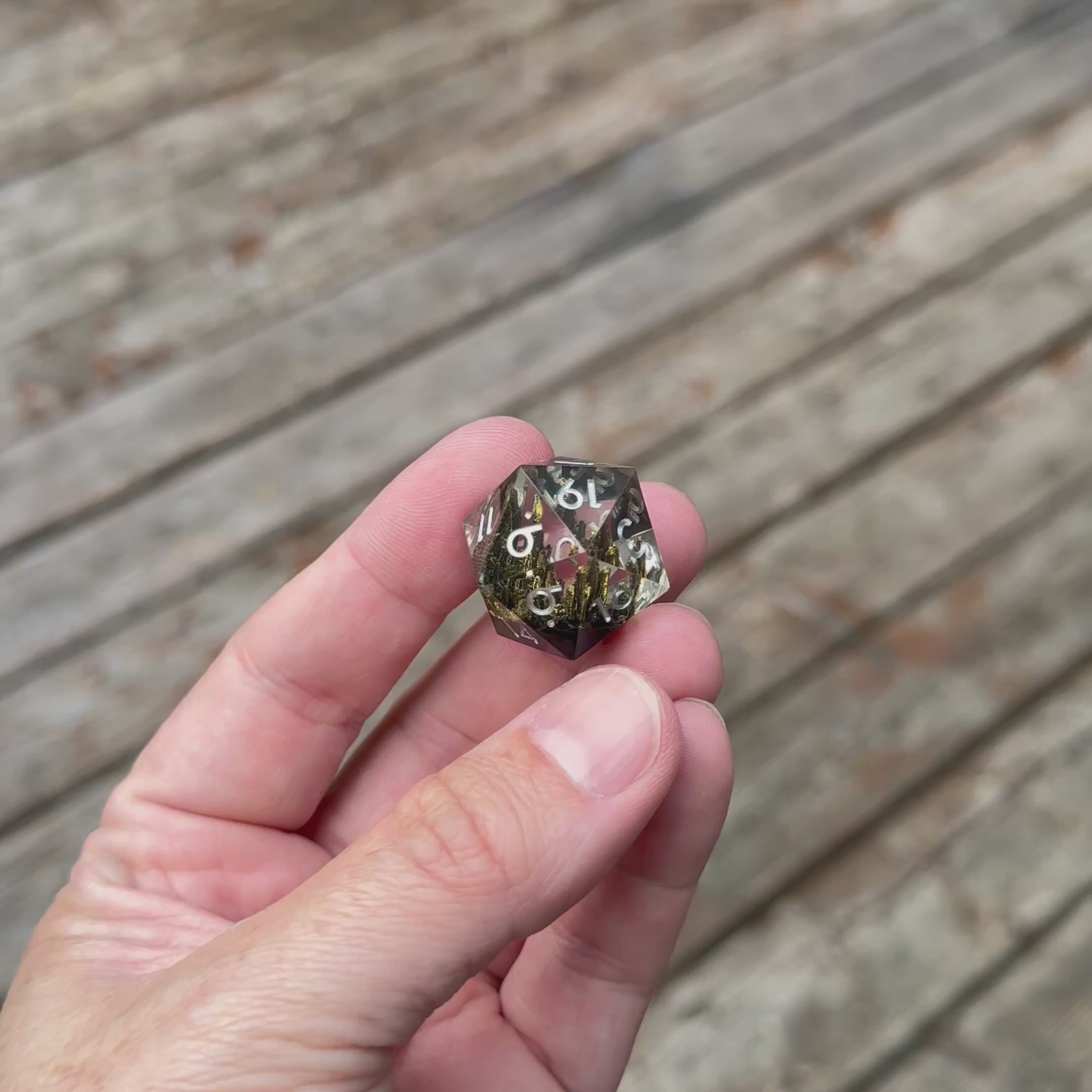 Ember Spire – Elemental Core Dice Set