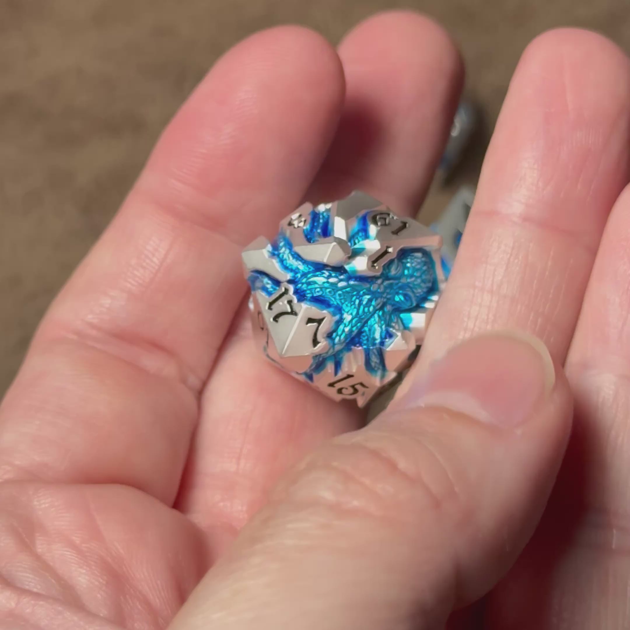 Leviathan’s Wrath – Metal Dice Set