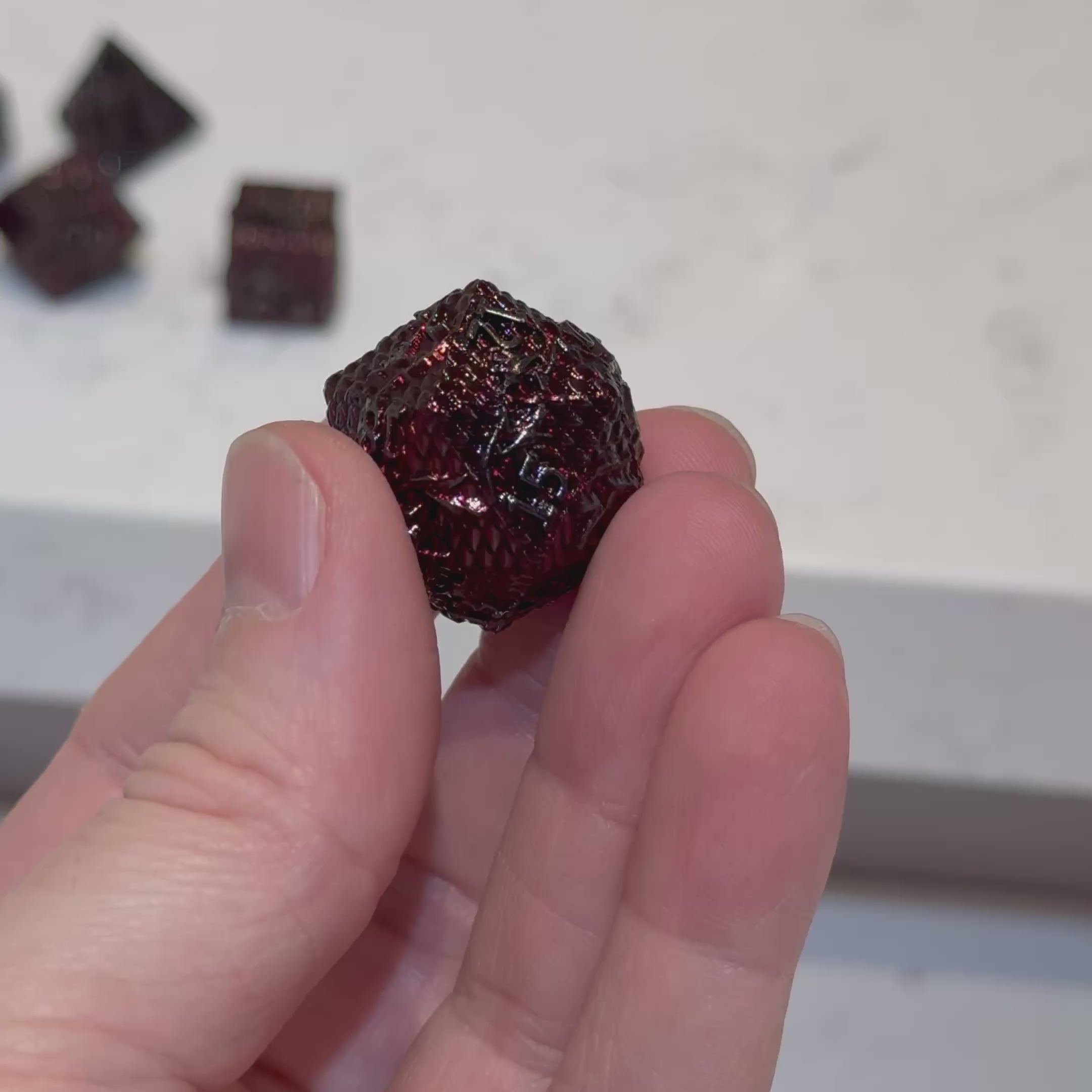 Ensemble de dés en métal Bloodforge Wyrmscale