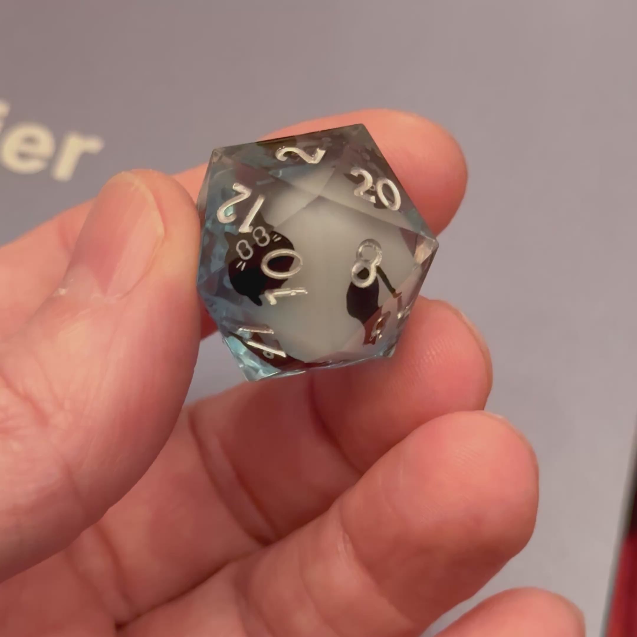 Familiar Whiskers – Glacier Milk Dice Set