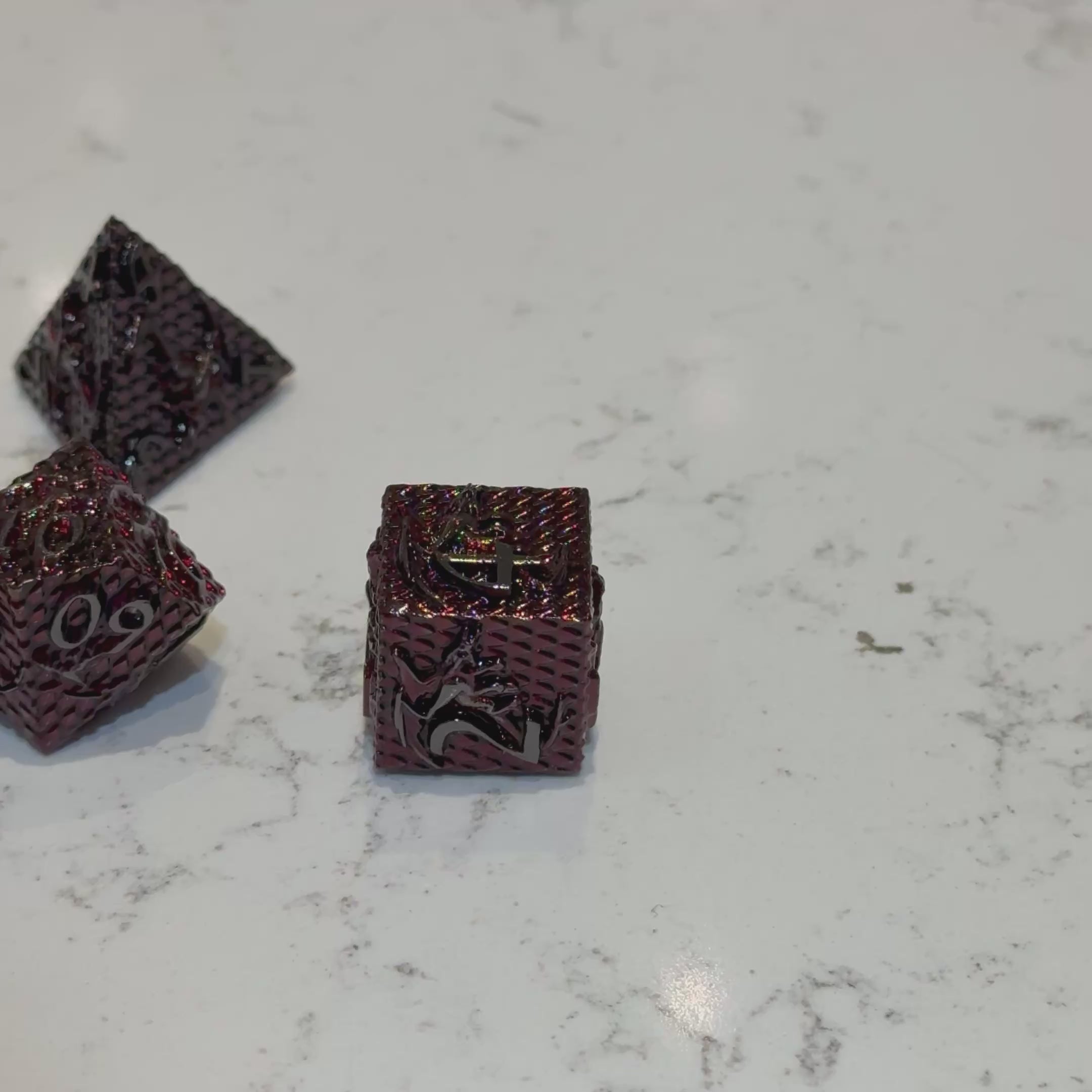 Ensemble de dés en métal Bloodforge Wyrmscale