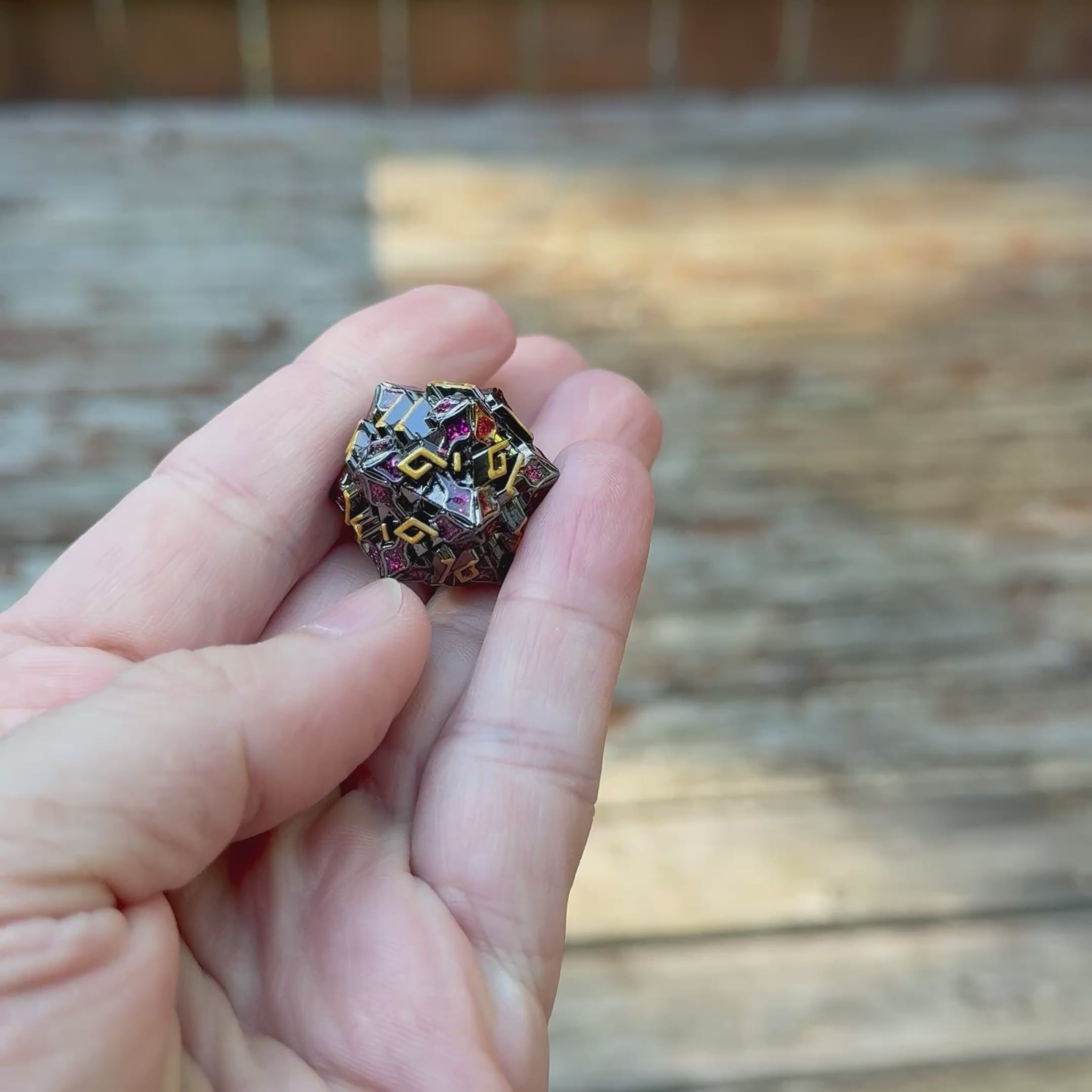 Arcane Ember – Metal Dice Set