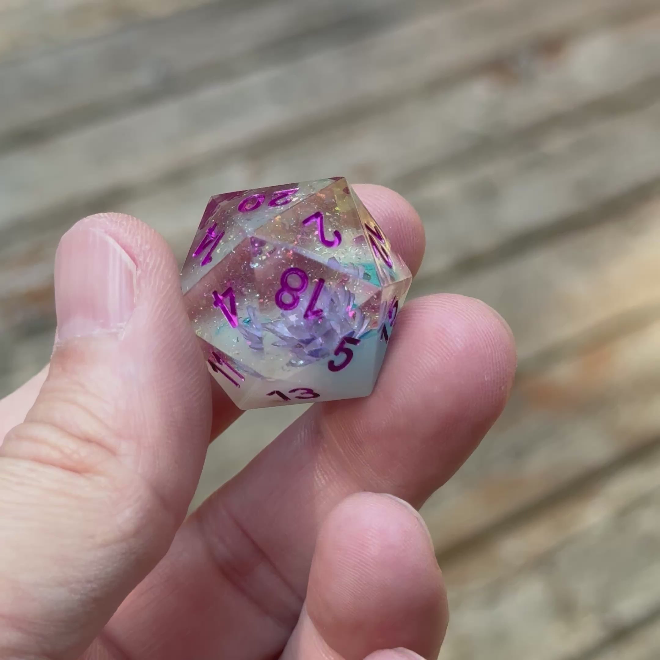 Blossom Veil – Sharp Edge Dice Set