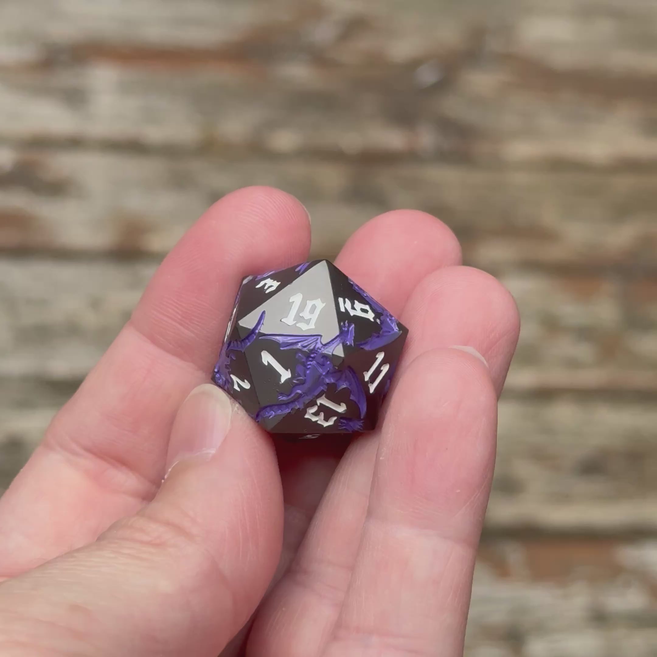Netherwyrm Sigil – Metal Dice Set