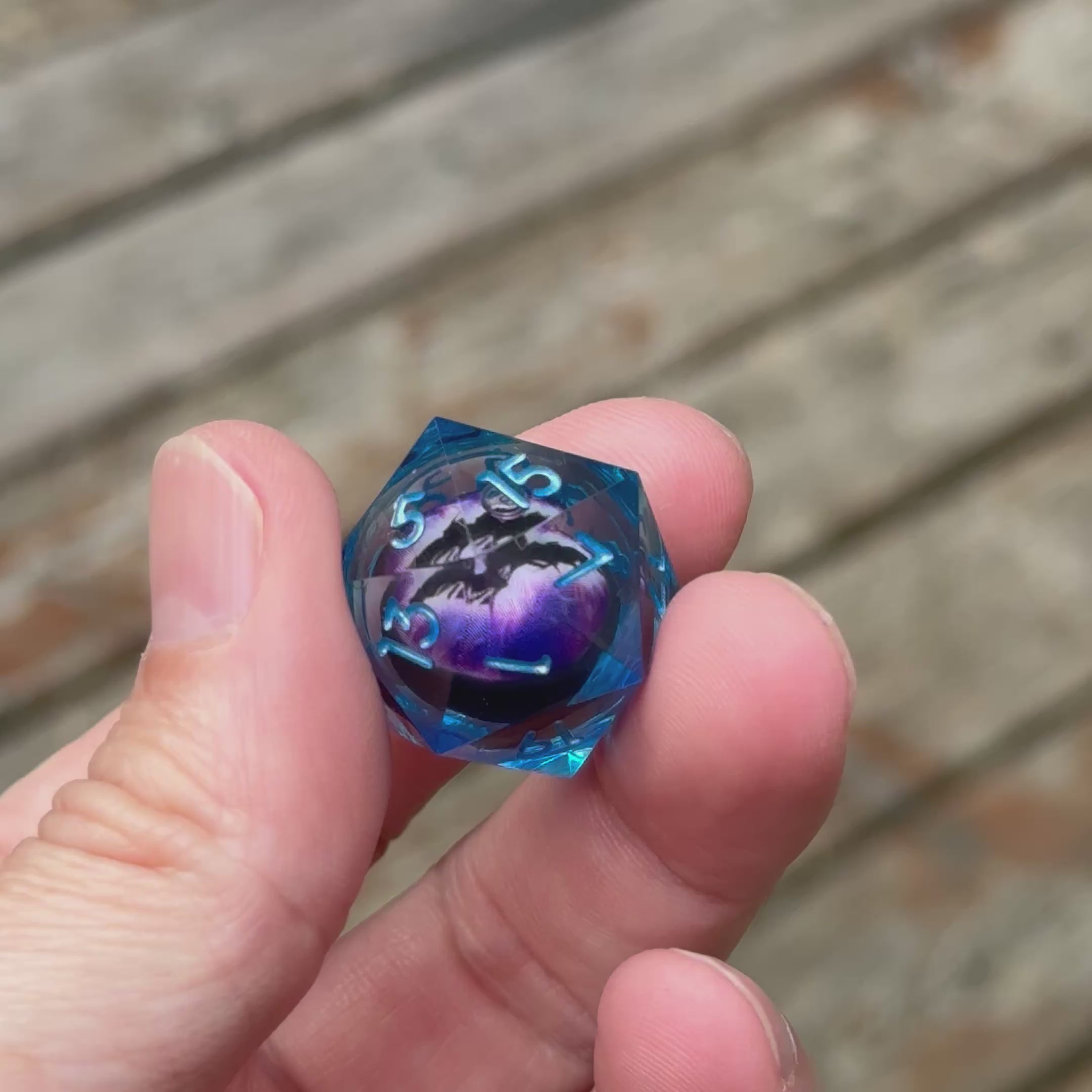 Ethereal Dragon’s Gaze Liquid Core Dice Set