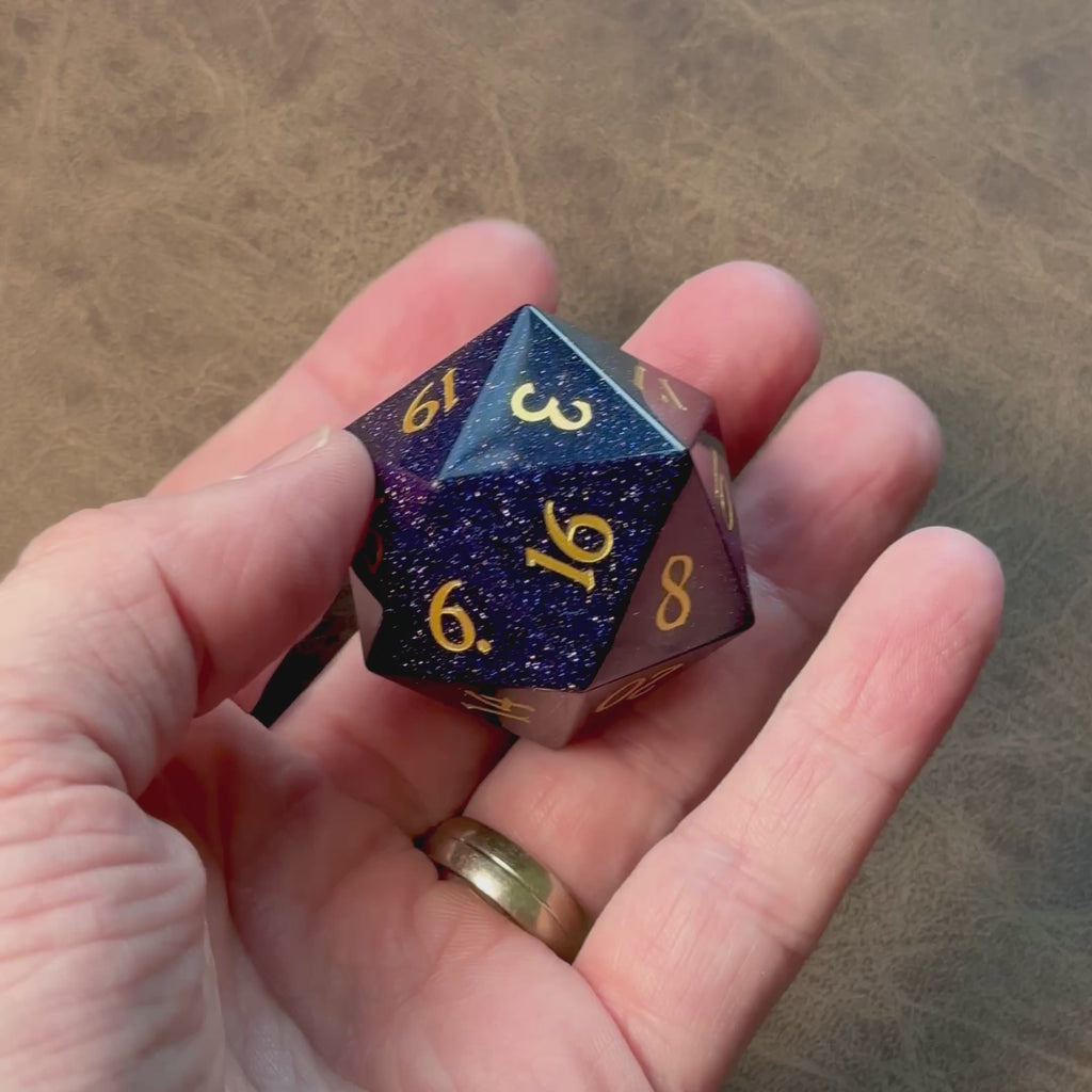 Astral Nightstone Colossus - Jumbo D20 (35mm)