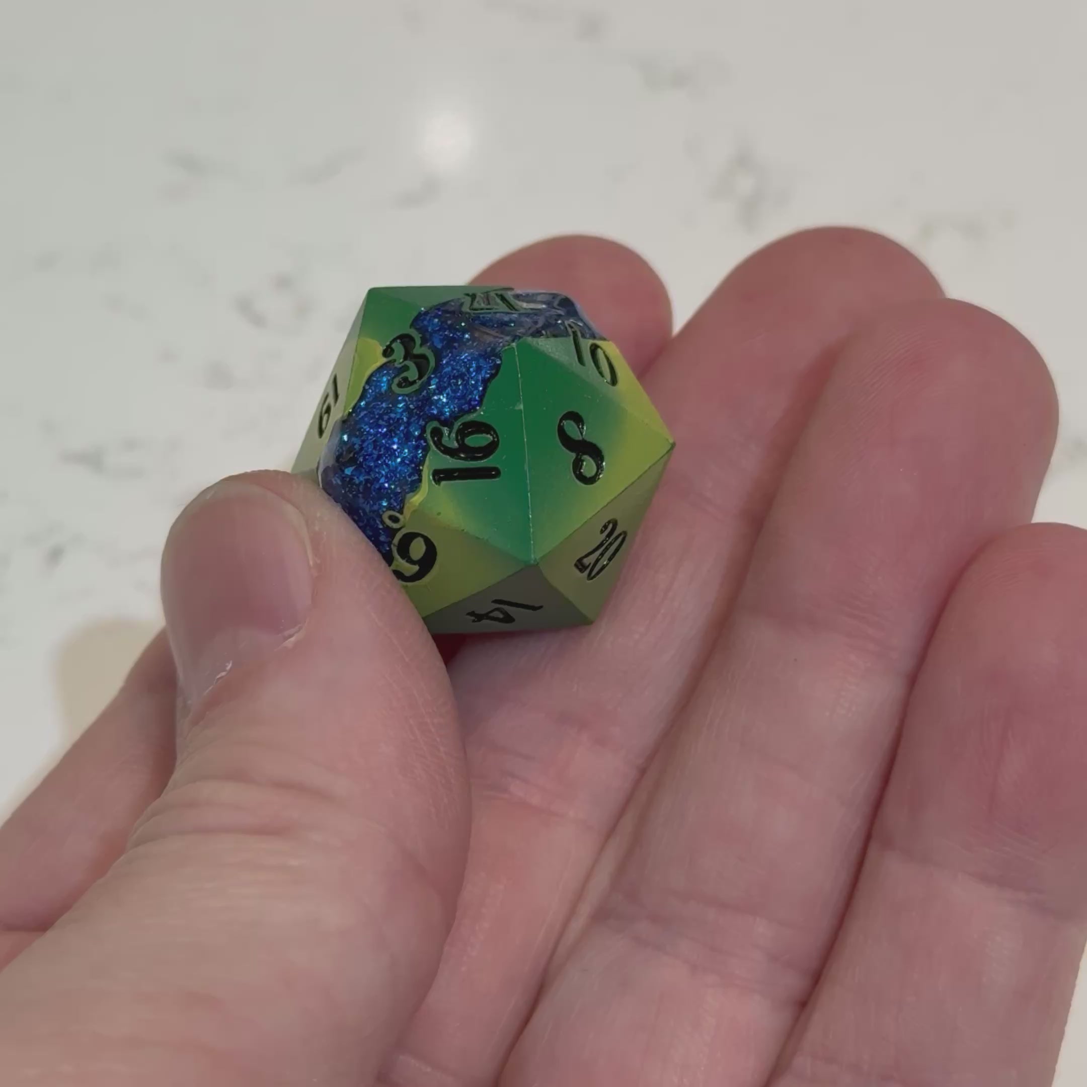 Riftvein – Verdant Shift – Metal Dice Set