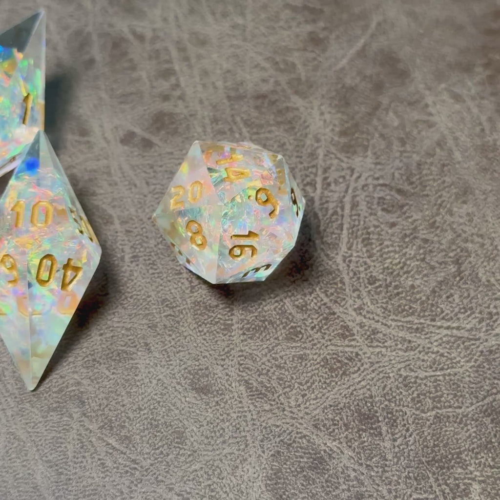 Celestial Prism – Crystalspire Dice Set