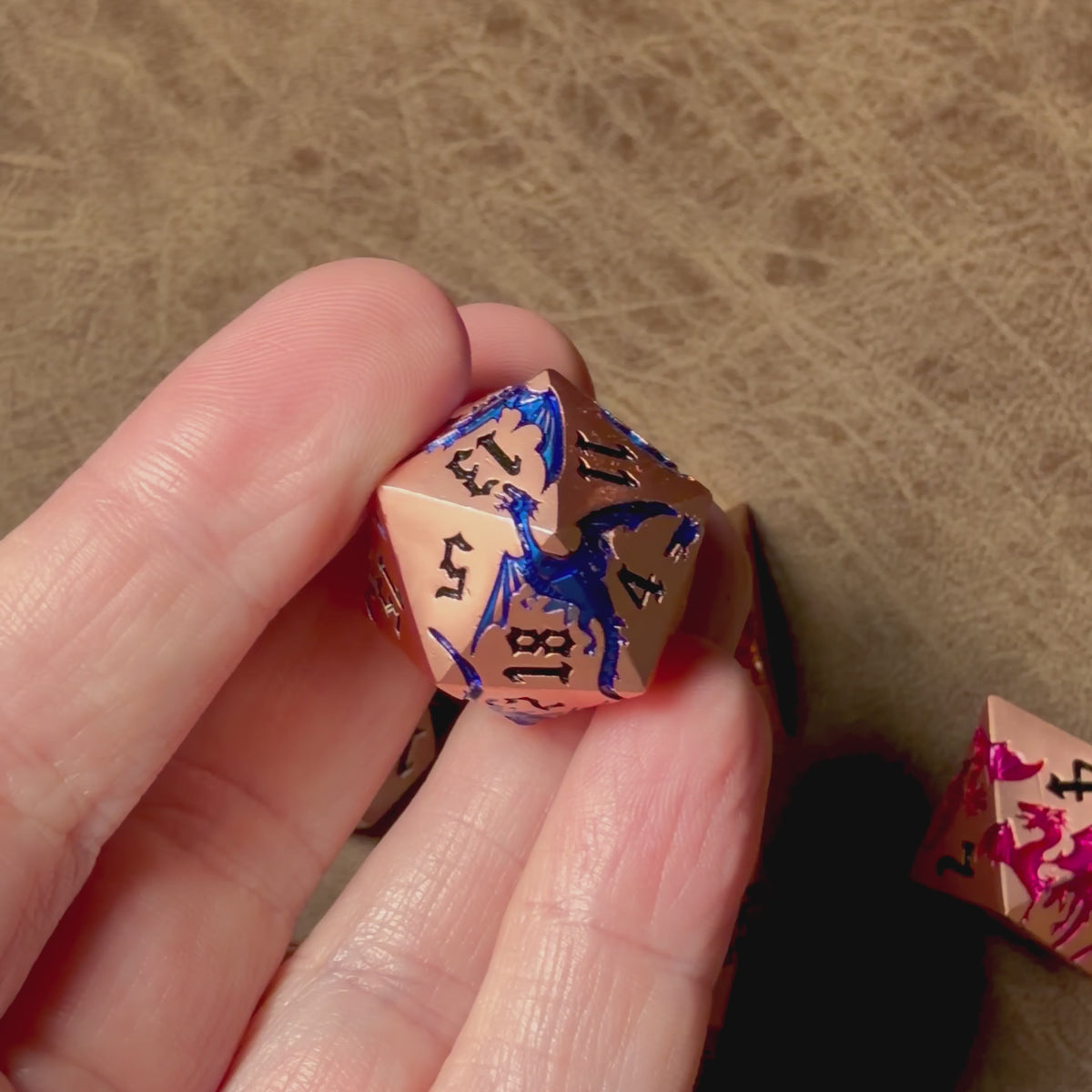 Prismatic Dragonflight - Metal Dice Set