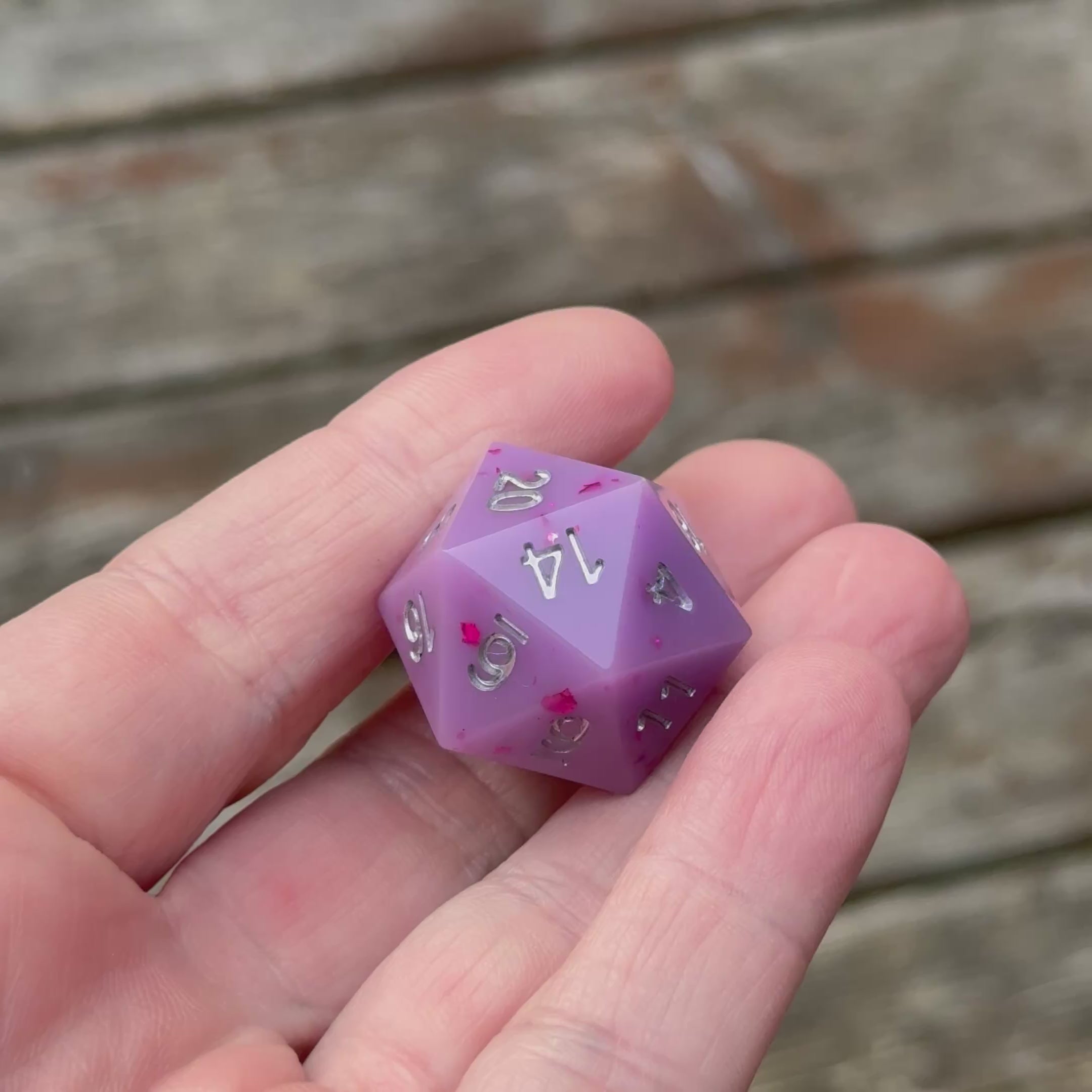 Ensemble de dés à bords tranchants Lavender Mist