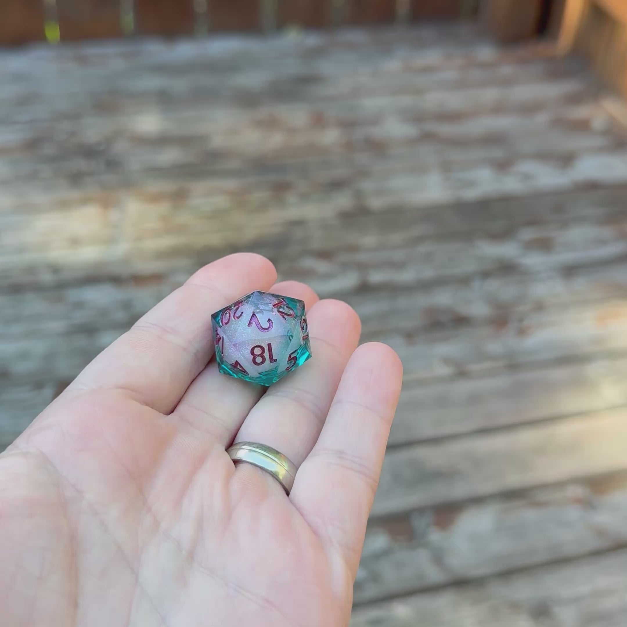 Siren’s Pearl – Liquid Core Dice Set